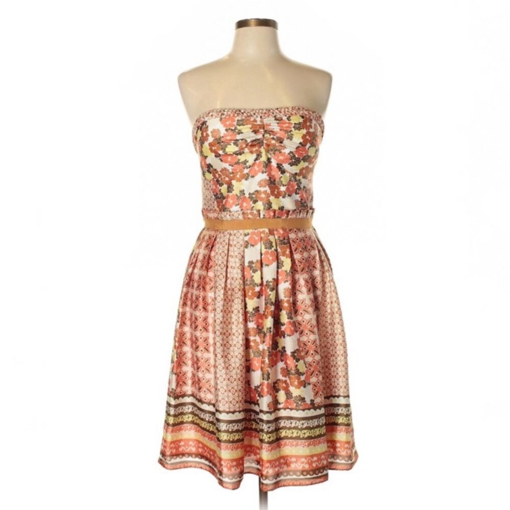 Max and Cleo Strapless Cocktail Dress